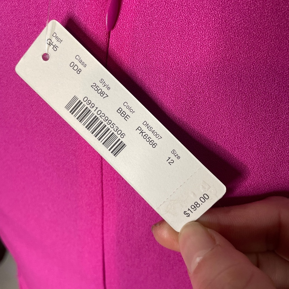 JCrew Magenta Origami Wool Dress - Picture 7 of 7
